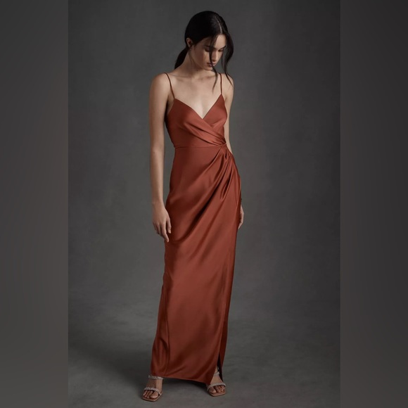 BHLDN Freya Dress, size US 14, color: rust - Picture 3 of 3